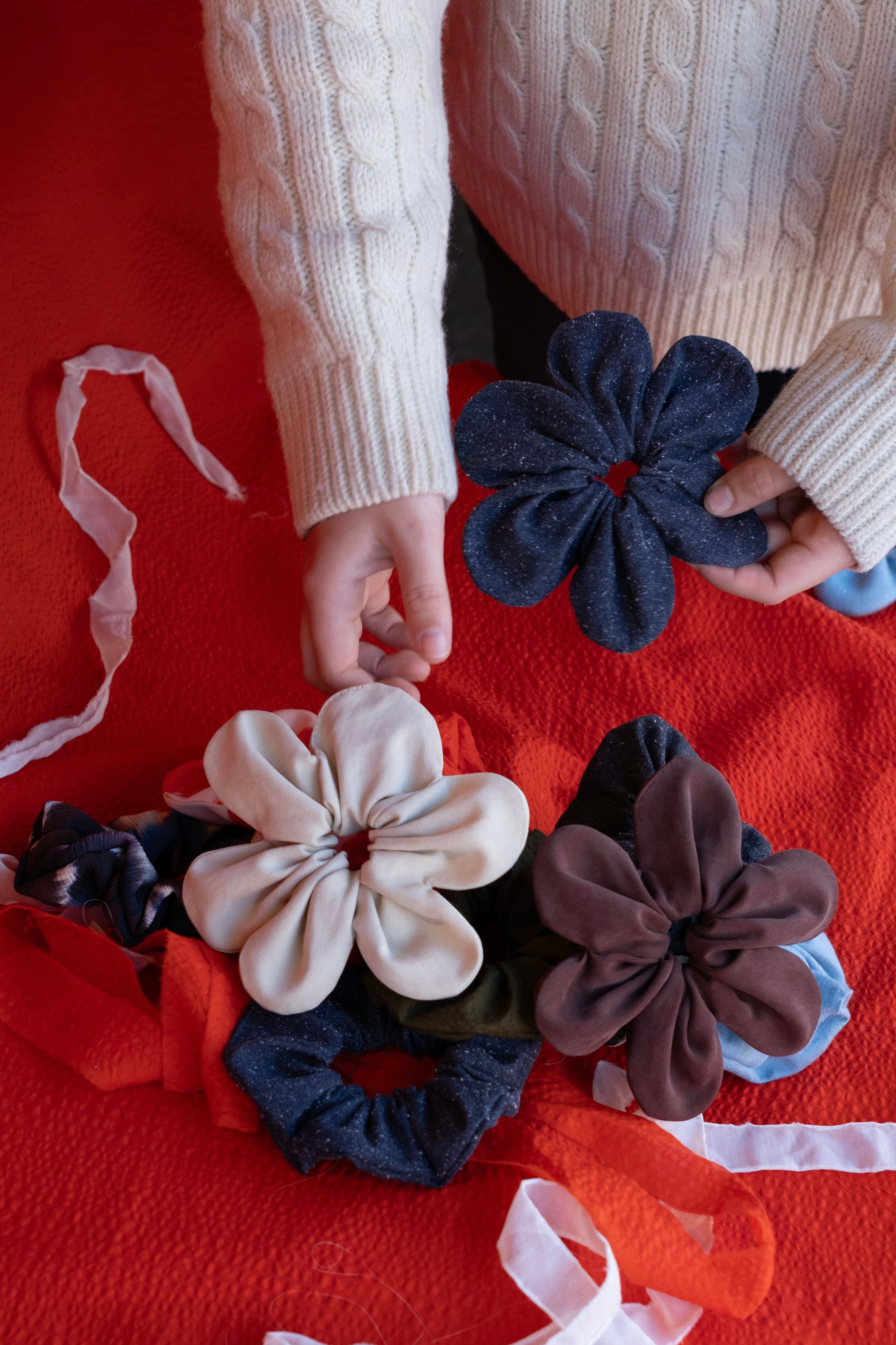 Élastiques à cheveux CHOUCHOU FLEURS