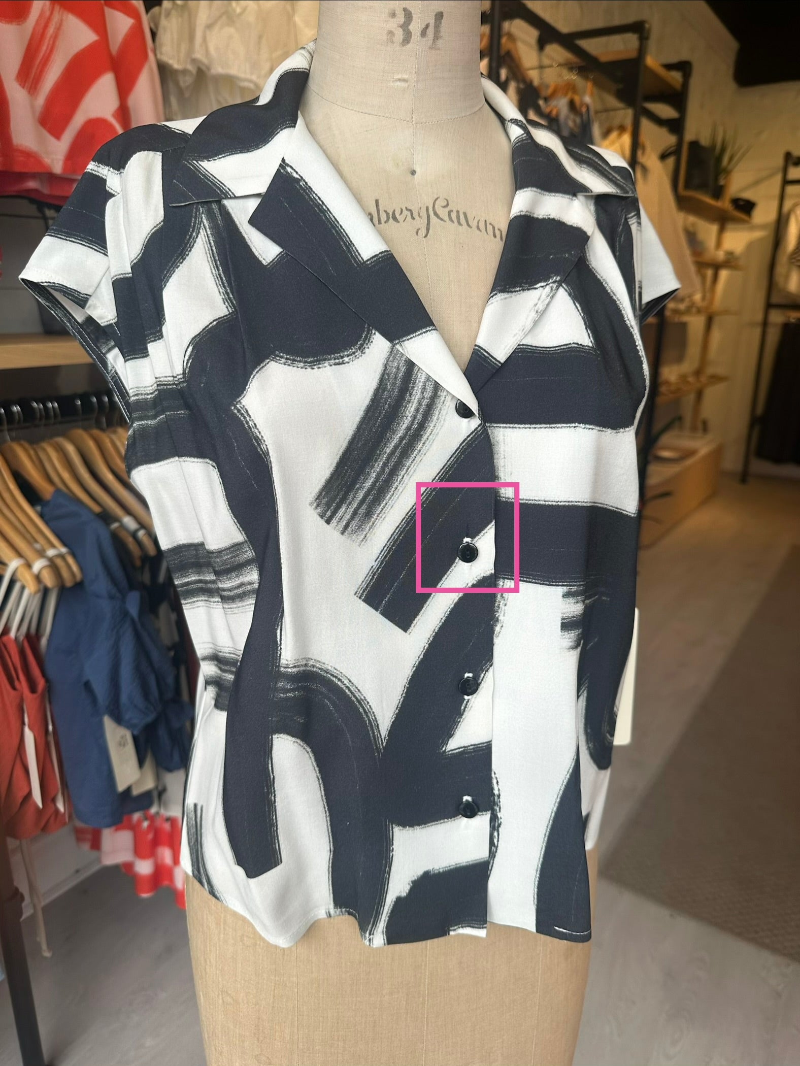 HÉMÉRA Shirt - Black Shodo (Imperfect)