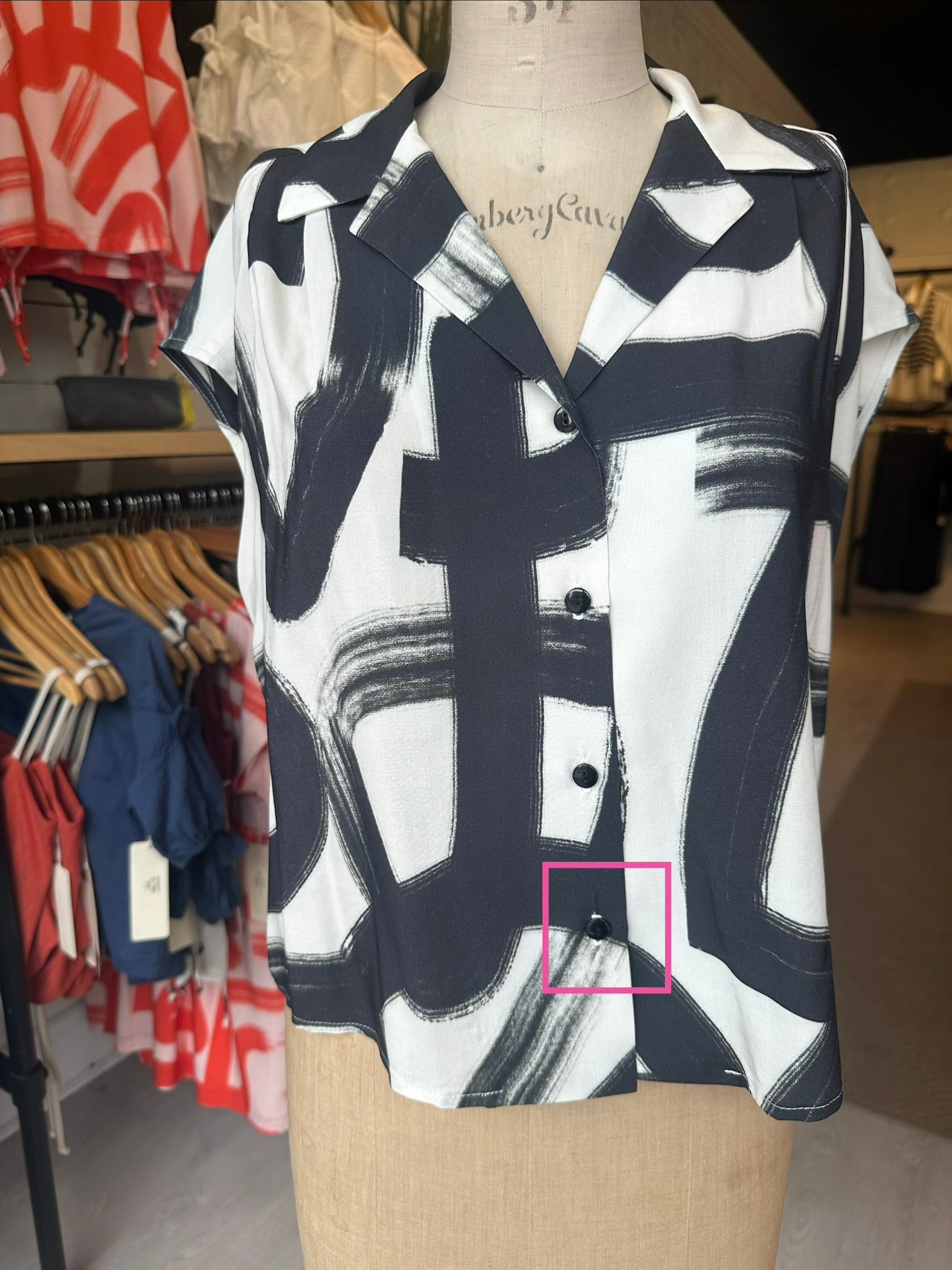 HÉMÉRA Shirt - Black Shodo (Imperfect)