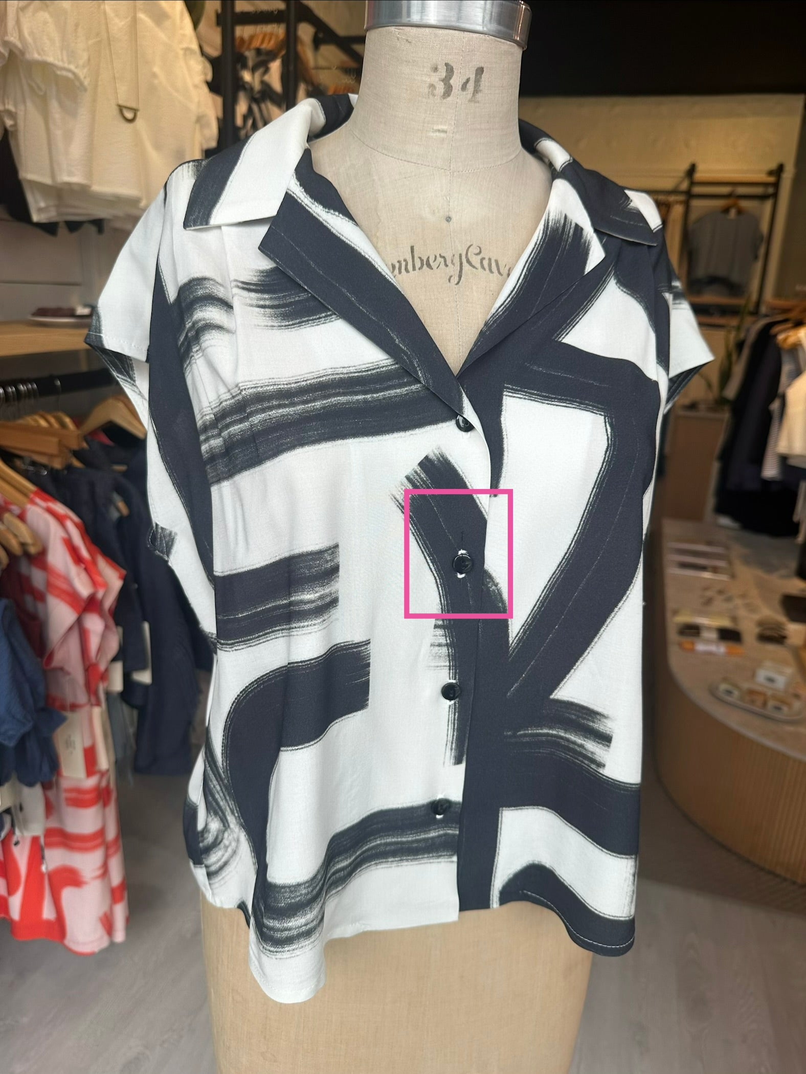 HÉMÉRA Shirt - Black Shodo (Imperfect)