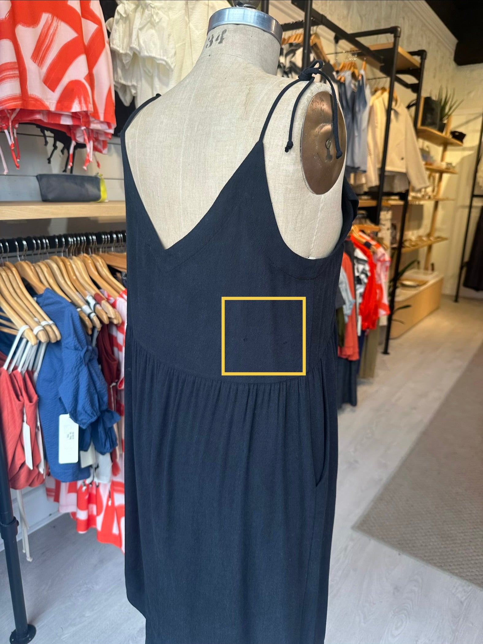 SURYA Dress - River Noir (Imperfect)