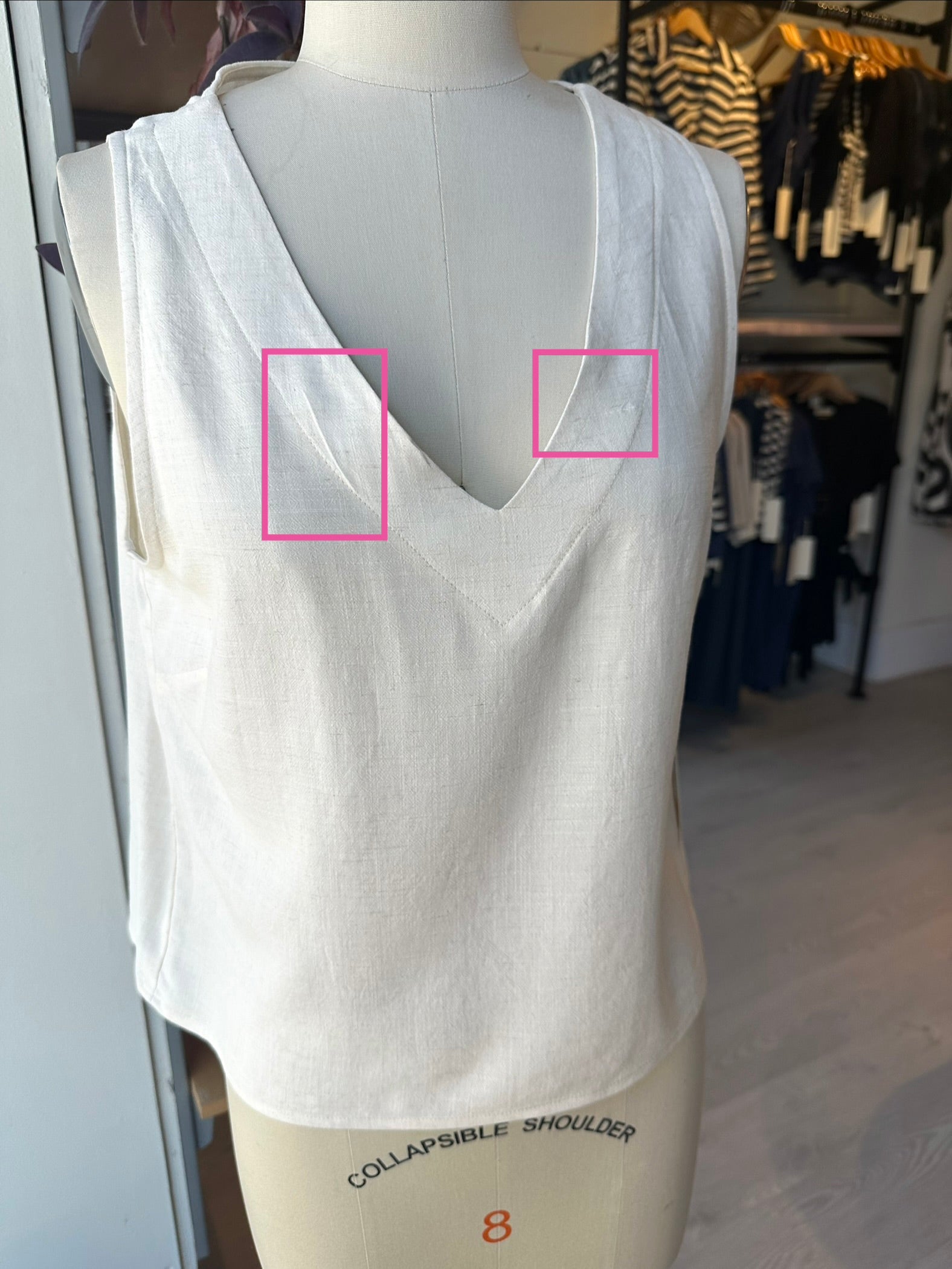 SITA camisole - Natural (Imperfect)