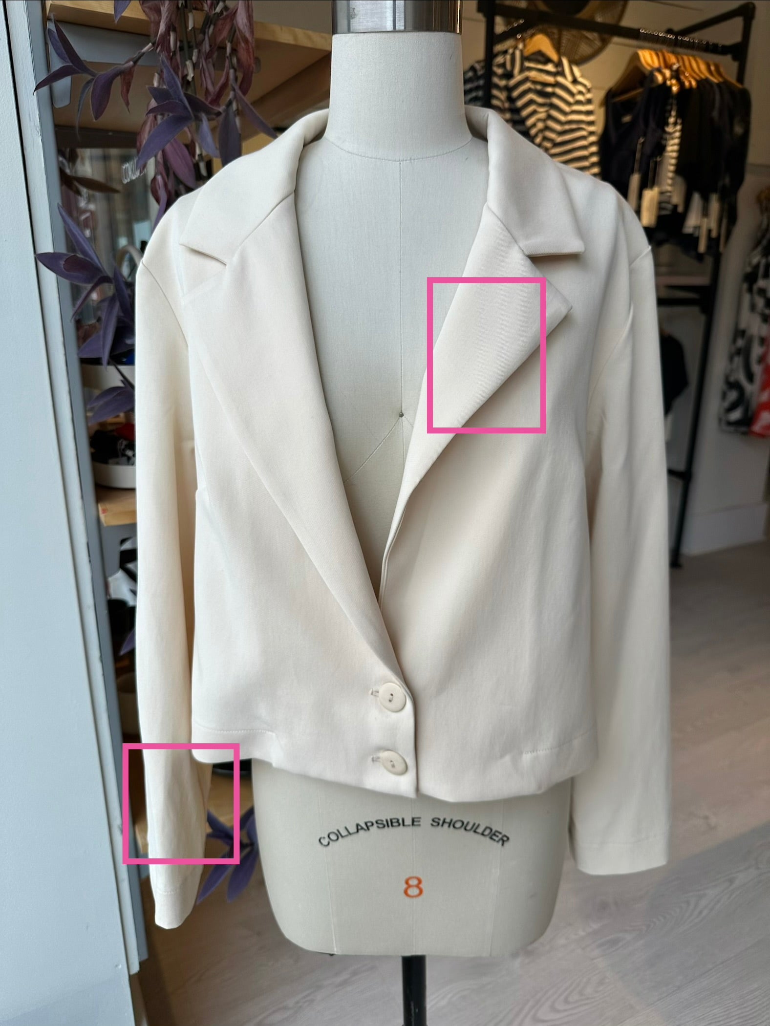 VESTA Jacket - Vanilla (Imperfect)