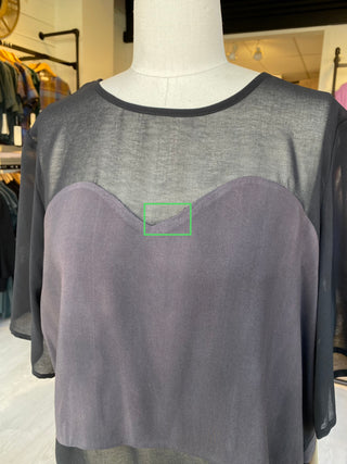 PLEIADES Top - Charcoal (Imperfect)