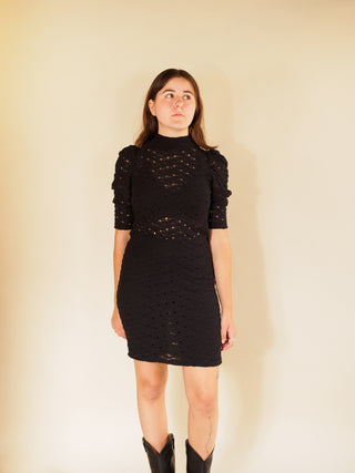 NOSTALGIA Dress - Ondine Black