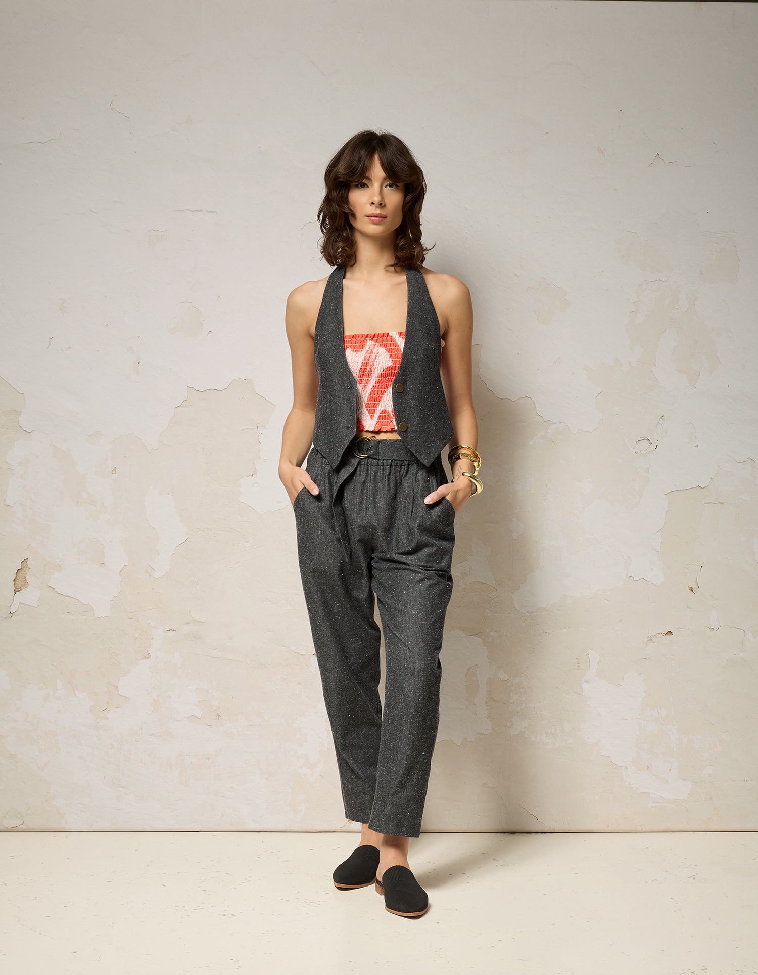 Pantalon SHIVA - Speckle Noir