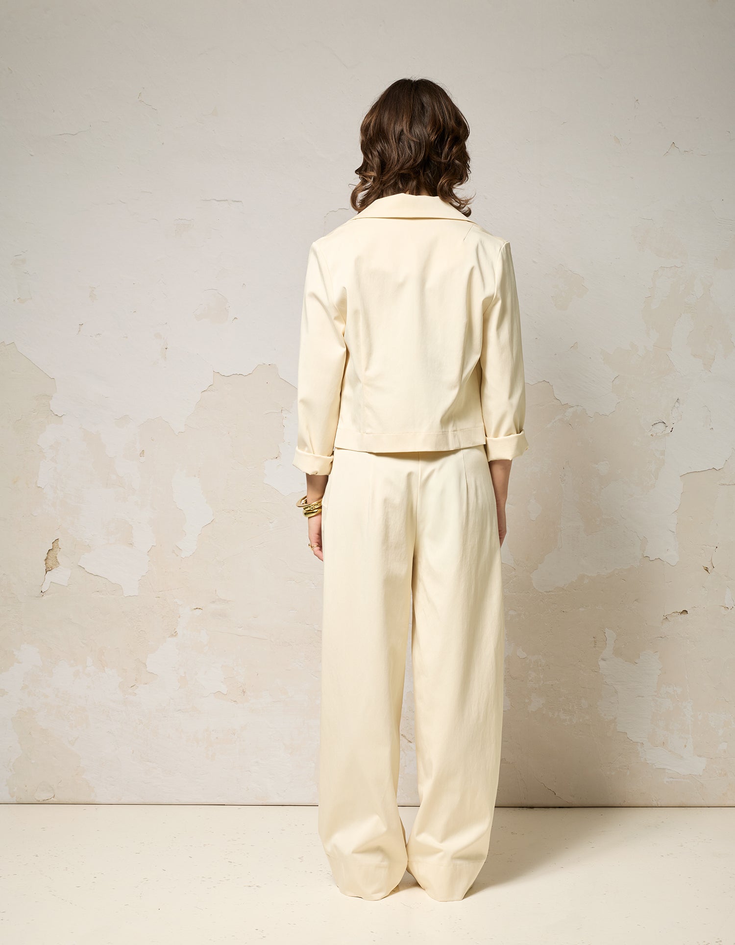 Veston VESTA - Vanille