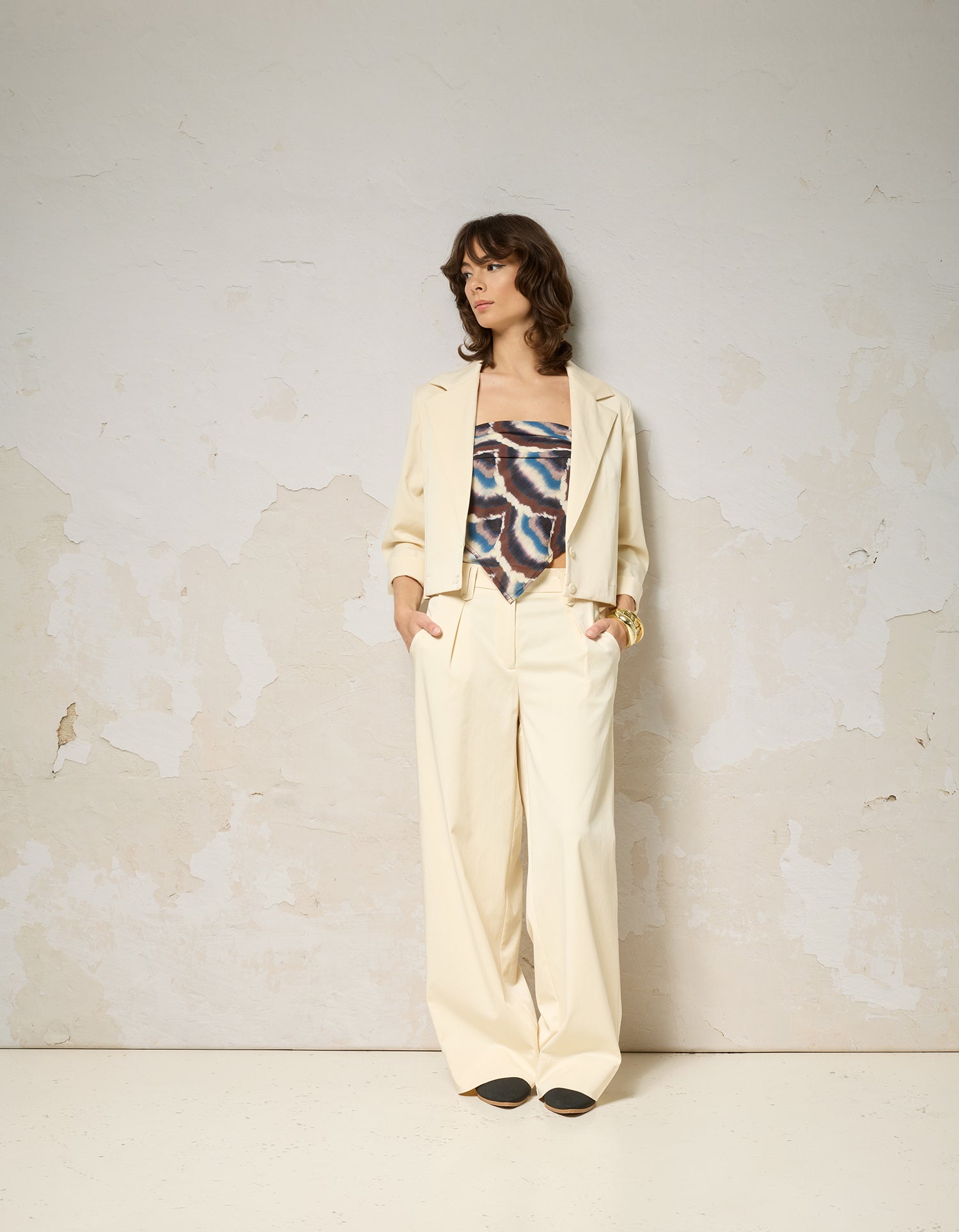 Veston VESTA - Vanille