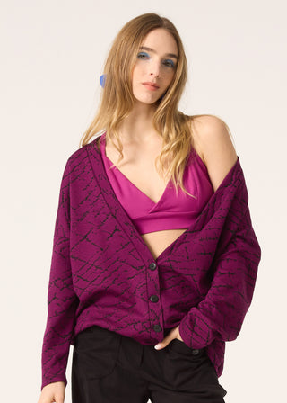 cokluch-veste-cardigan-woodland-magenta-viscose-polyester-ah2425