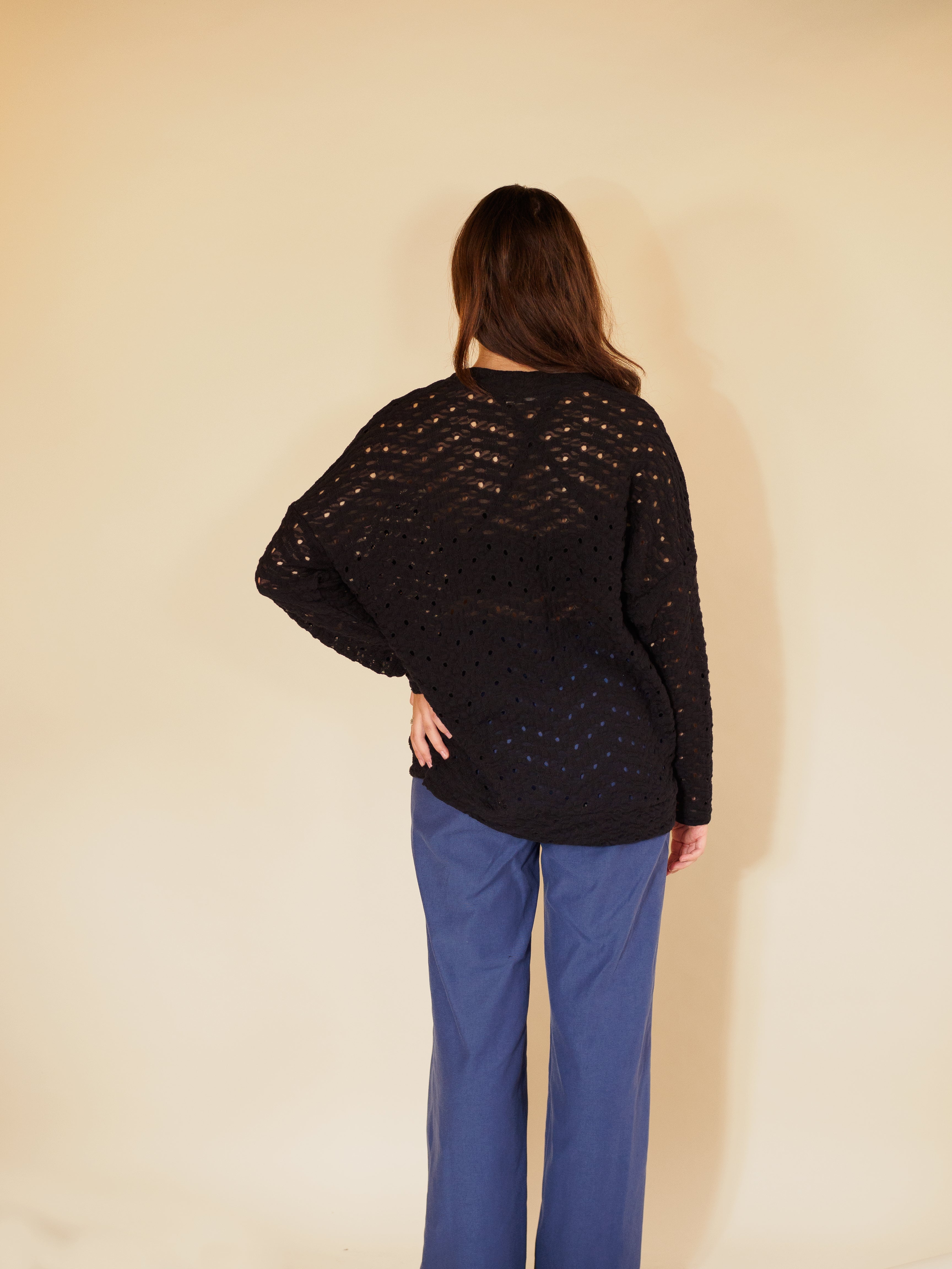 WOODLAND Black Ondine Cardigan