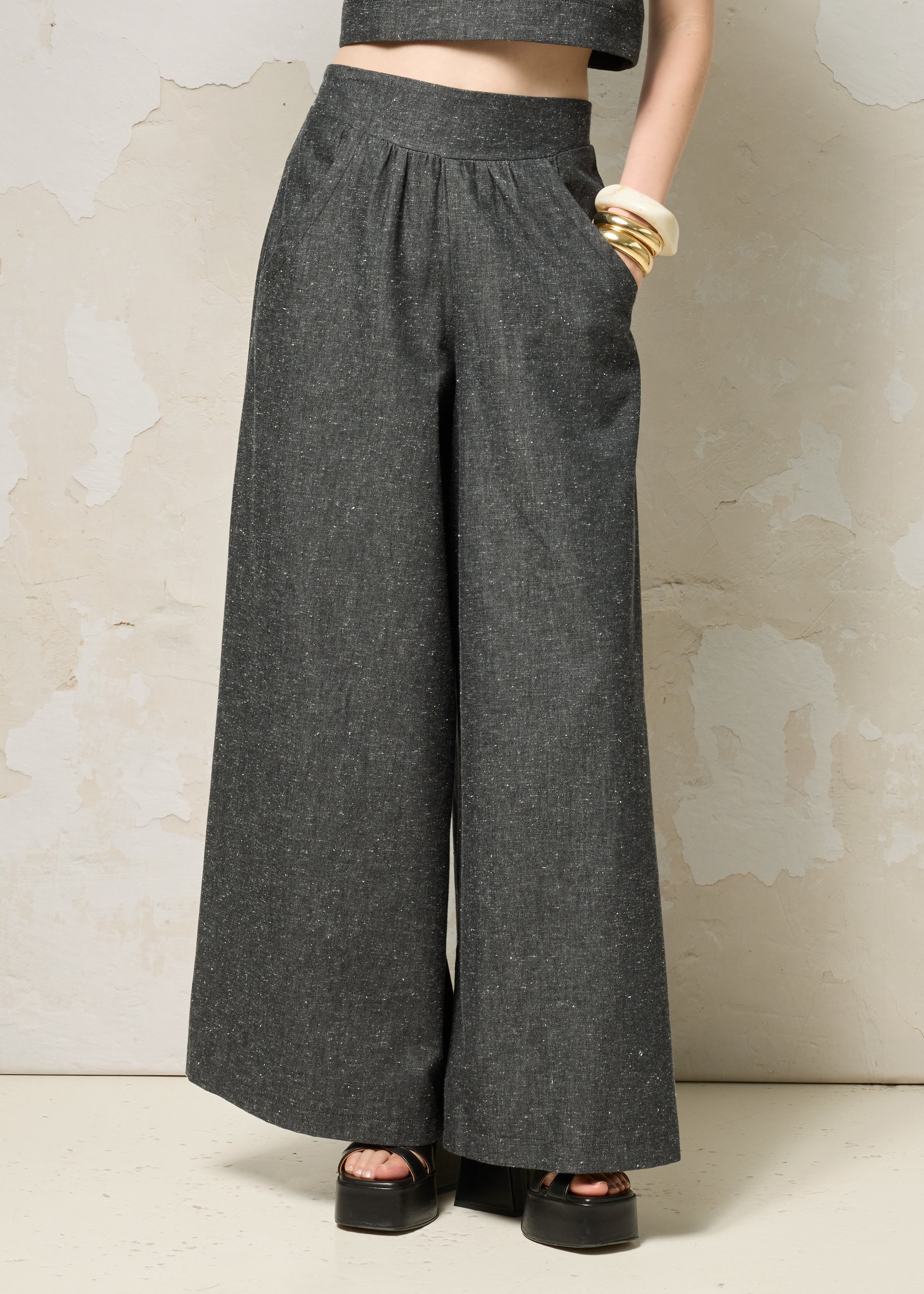 Pantalon RAMA - Speckle Noir