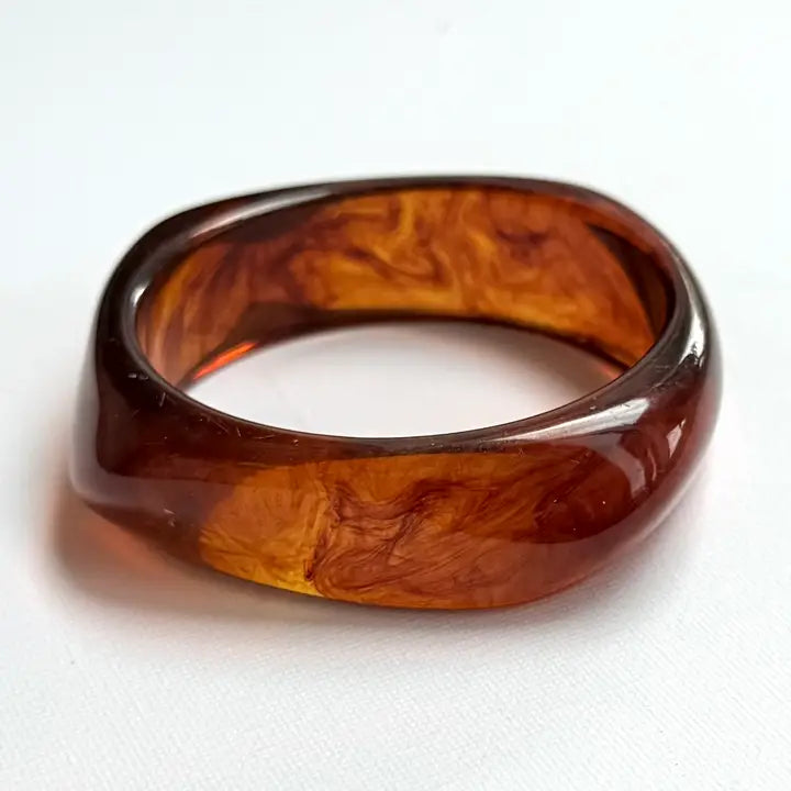 Bracelet en acrylique - AMBRÉ