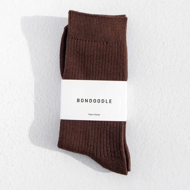 bondoodle-chaussette-bas-coton-marron