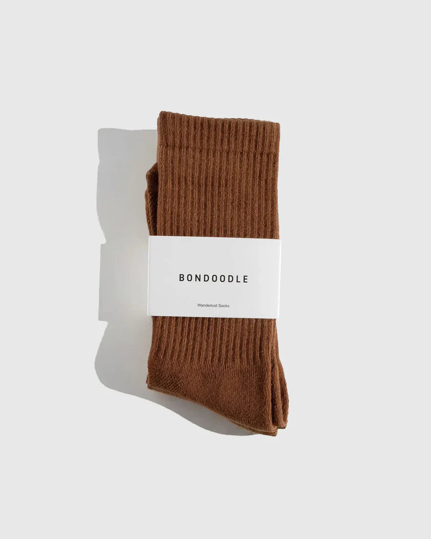 bondoodle-chaussettes-bas-wanderlust-coton-brun
