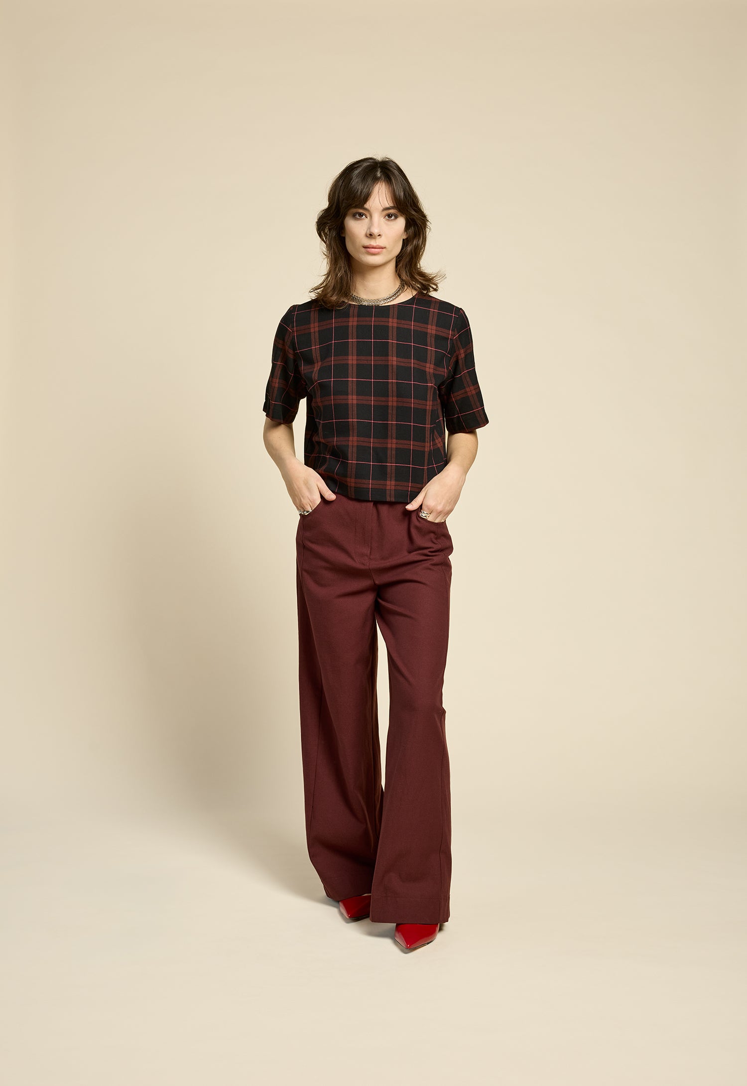 cokluch-haut-soullove-plaid-bourgogne-pantalon-romeo-shiraz-ah2526