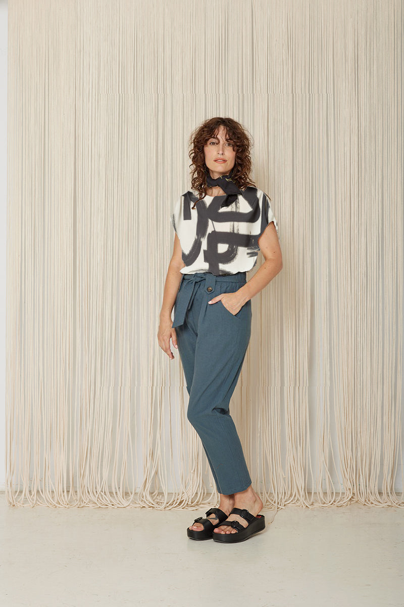 cokluch-haut-tshirt-ombre-black-shodo-pe26-pantalon-hosta-steel-pe23