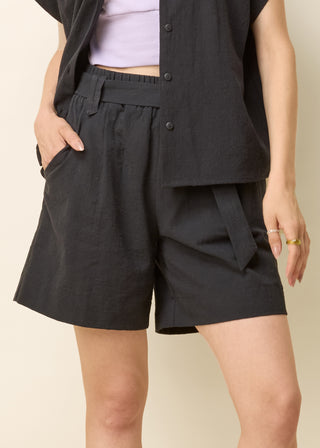 cokluch-pantalon-short-bermuda-matcha-noir-pe25