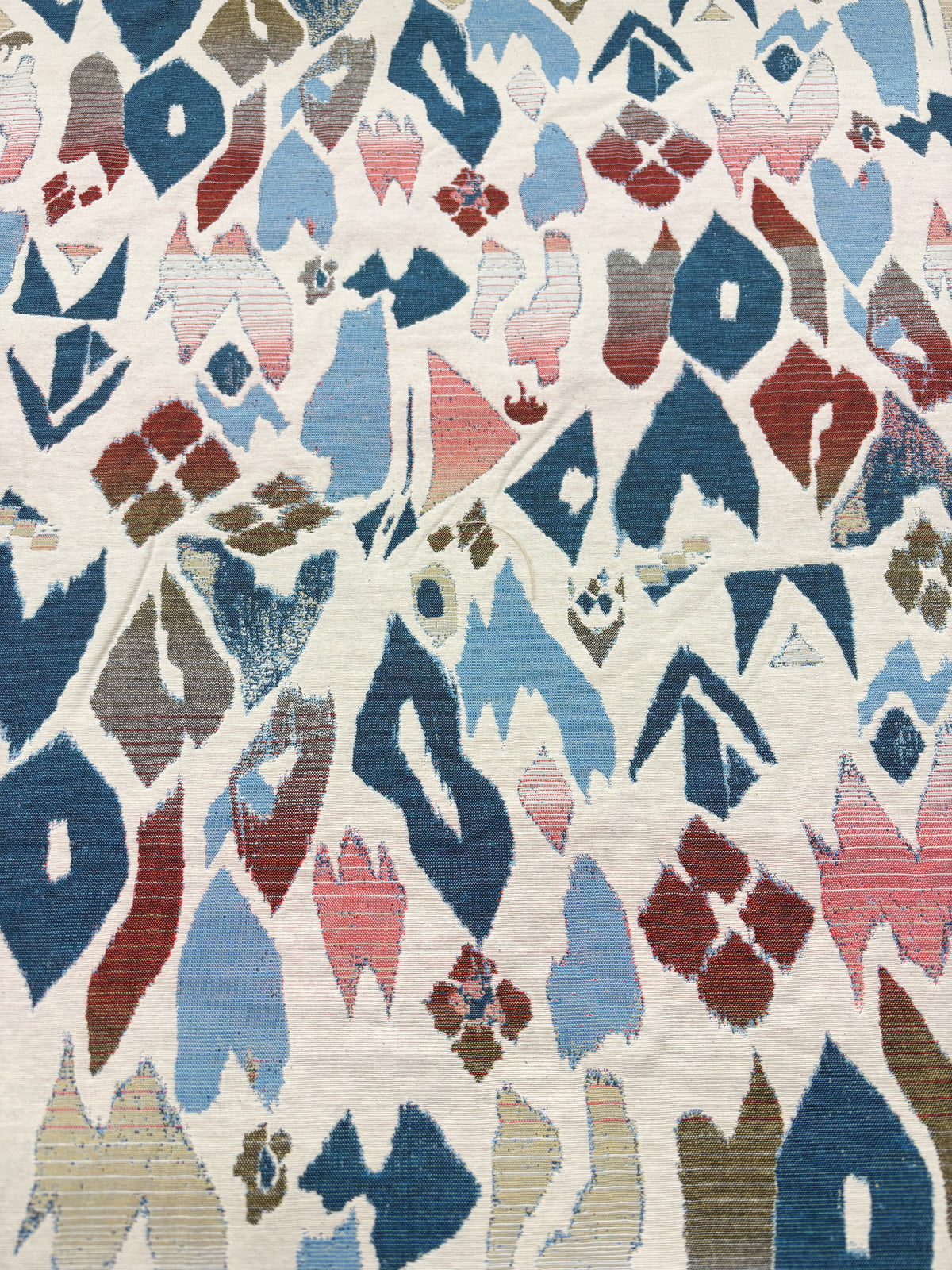 cokluch-tissu-jacquard-thalassia-bleu-coton-polyester