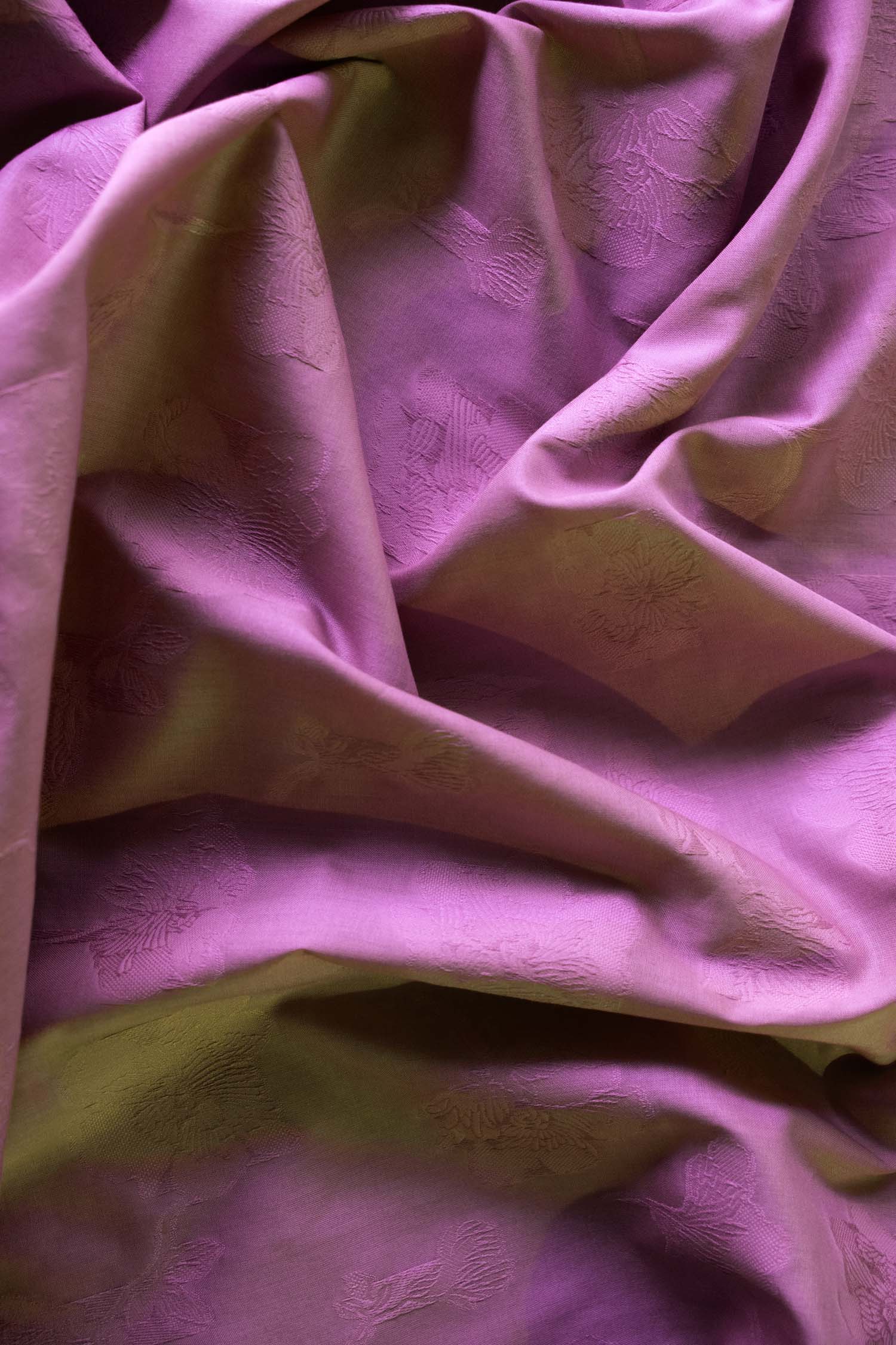 cokluch-tissu-voile-jacquard-fleuri-lilas-coton