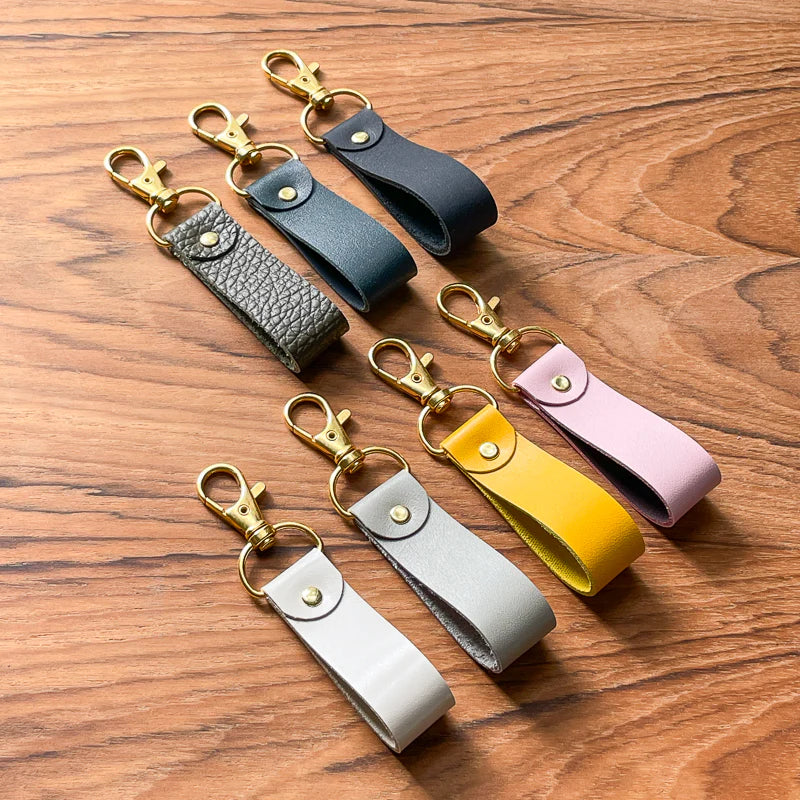 Porte-clés en cuir recyclé