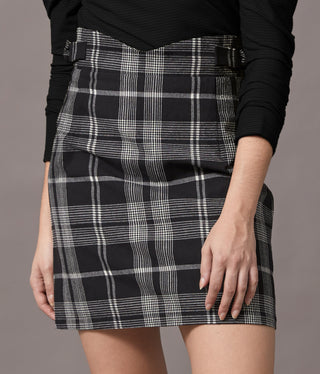 cokluch-jupe-fleurdecoton-plaid-noir-ah2122