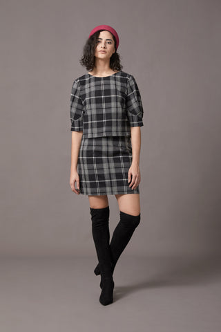 cokluch-jupe-fleurdecoton-plaid-noir-ah2122