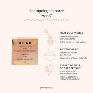 Shampoing et revitalisant en barre